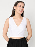 Silk Blend Stretchable Readymade Blouse