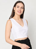 Silk Blend Stretchable Readymade Blouse