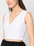 Silk Blend Stretchable Readymade Blouse