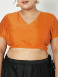 Plus Size Silk Blend Stretchable Blouse
