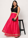 Plus Size Silk Blend Stretchable Readymade Blouse