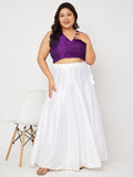 Plus Size Silk Blend Stretchable Readymade Blouse