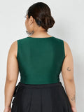 Plus Size Silk Blend Stretchable Readymade Blouse