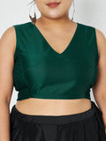 Plus Size Silk Blend Stretchable Readymade Blouse