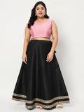 Plus Size Silk Blend Stretchable Readymade Blouse
