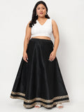 Plus Size Silk Blend Stretchable Readymade Blouse