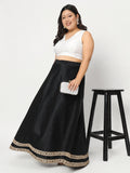 Plus Size Silk Blend Stretchable Readymade Blouse