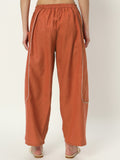 Cotton Solid Balloon Trouser