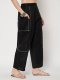 Cotton Embroidered Balloon Trouser