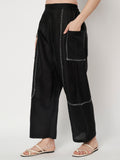 Cotton Embroidered Balloon Trouser