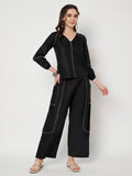 Cotton Embroidered Balloon Trouser