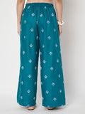 Cotton Block Printed Trousers