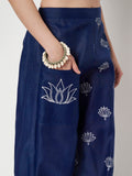 Cotton Placement Print Trouser