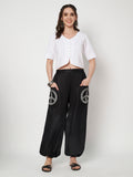 Cotton Print Pocket Trouser