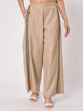 Cotton Side Print Trouser