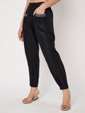 Cotton Pocket Tapered Trousers