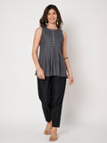 Cotton Pocket Tapered Trousers