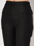 Cotton Bell-Bottom Pocket Trouser