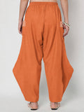 Cotton Printed Side Cowl Trouser