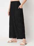 Cotton Solid Ballon Trousers