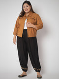 Plus Size Viscose Block Printed Trouser