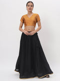 Silk Blend Stretchable Crop Top