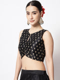 Dupion Block Printed Crop Top