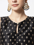 Dupion Block Printed Crop Top