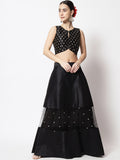 Dupion Block Printed Crop Top