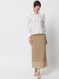 Chroma Power Shoulder Embellished shirt