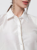 Chroma Power Shoulder Embellished shirt