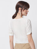 Chroma Button Down Embellished Top