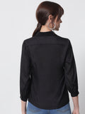 Chroma Sequins Embroidered Collar Shirt