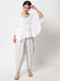 Viscose Hand Block Printed Kaftan Co-ord