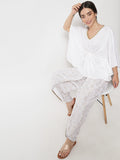 Viscose Hand Block Printed Kaftan Co-ord