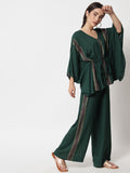 Viscose Hand Block Printed Kaftan Co-ord