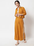 Cotton Hand Block Printed Shirt Co-ord