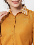Cotton Hand Block Printed Shirt Co-ord