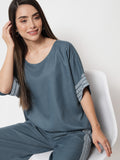 Cotton Hand Block Printed High-low Co-ord