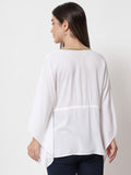 Viscose Embellished Kaftan Top