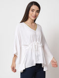 Viscose Embellished Kaftan Top