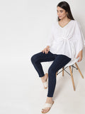 Viscose Embellished Kaftan Top