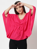 Viscose Embellished Kaftan Top