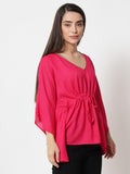 Viscose Embellished Kaftan Top