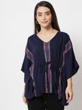 Viscose Hand Block Printed Kaftan Top