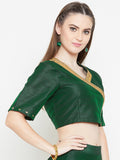 Dupion Block Printed Crop Top