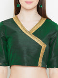 Dupion Block Printed Crop Top