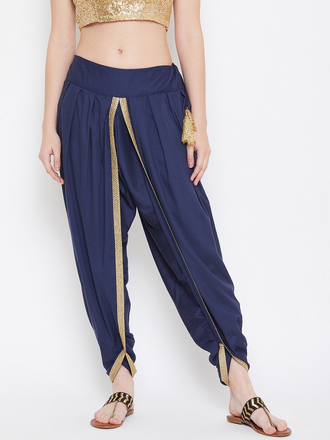Buy online Cotton Hand Block Printed Dhoti Pants from bottom wear for Women  by 9rasa for 1299 at 0 off  2023 Limeroadcom