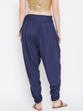 Cotton Viscose Embellished Dhoti