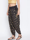 Crepe Hand Block Printed  Dhoti